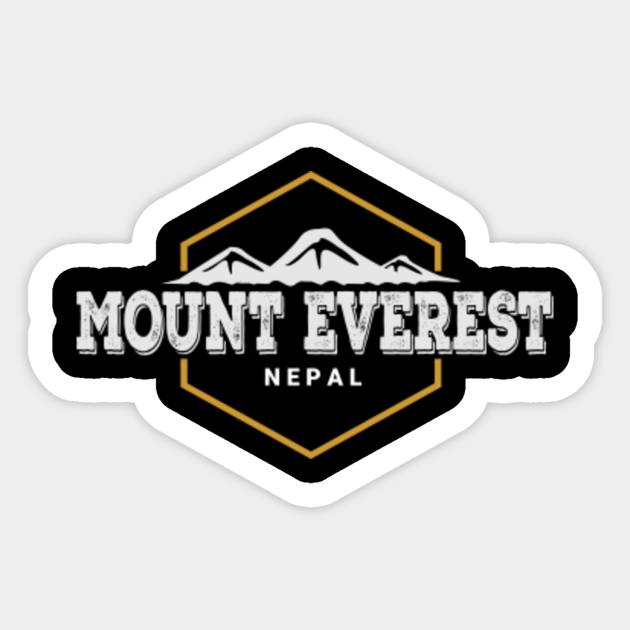 Mount Everest Mount Everest Sticker Teepublic